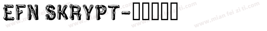 EFN Skrypt字体转换